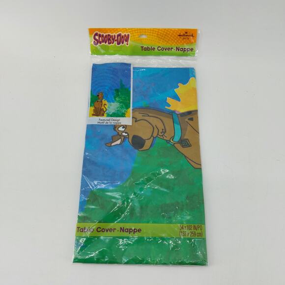 Hallmark NIP Scooby Doo Cartoon Tablecloth Party 54x102 - Picture 1 of 11
